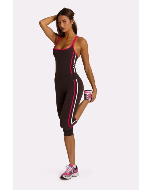 BO+TEE Brown Soft Active Capri Leggings