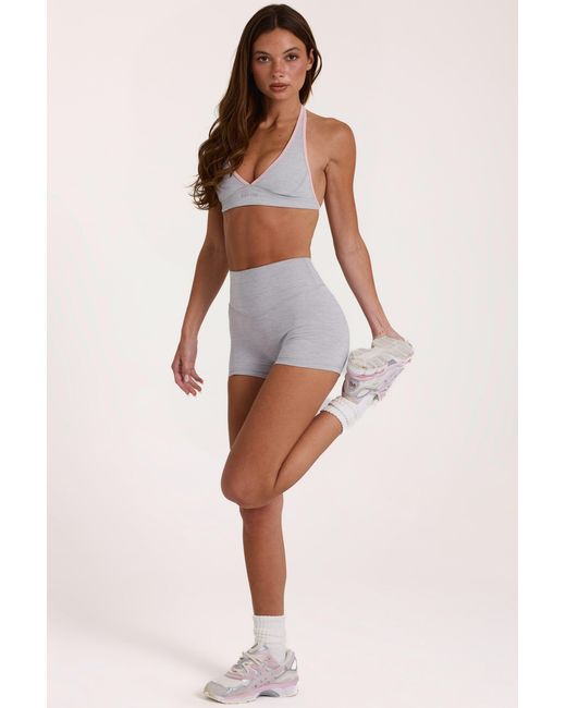BO+TEE Gray Soft Active Mini Shorts