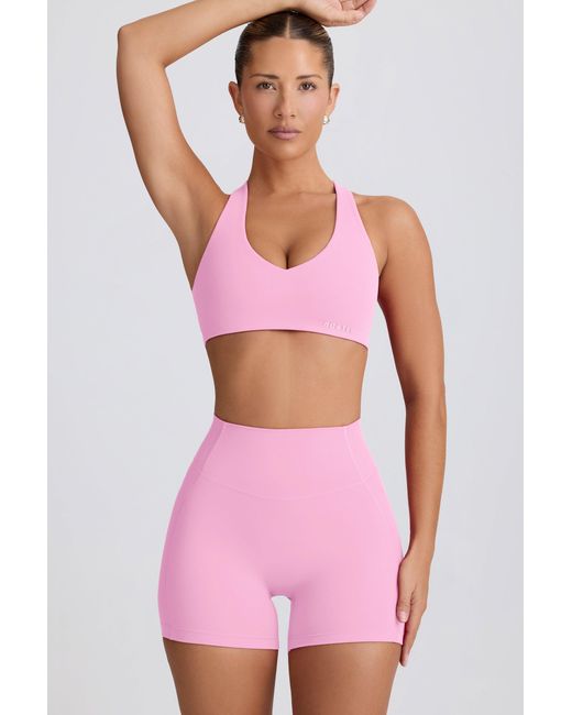 BO+TEE Pink Soft Active Mini Shorts