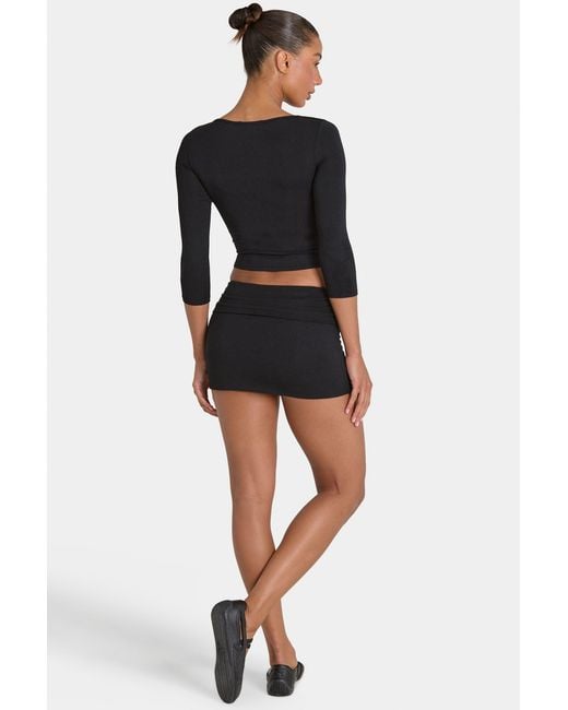 BO+TEE Black Buttercloud Skort