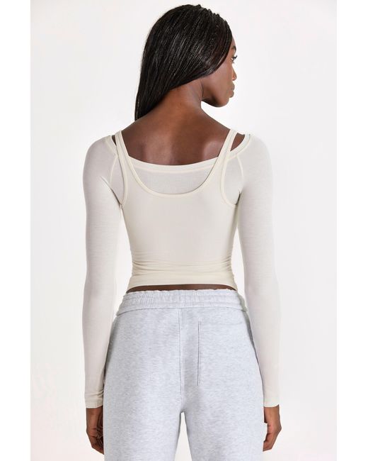 BO+TEE White Buttercloud Layered Top