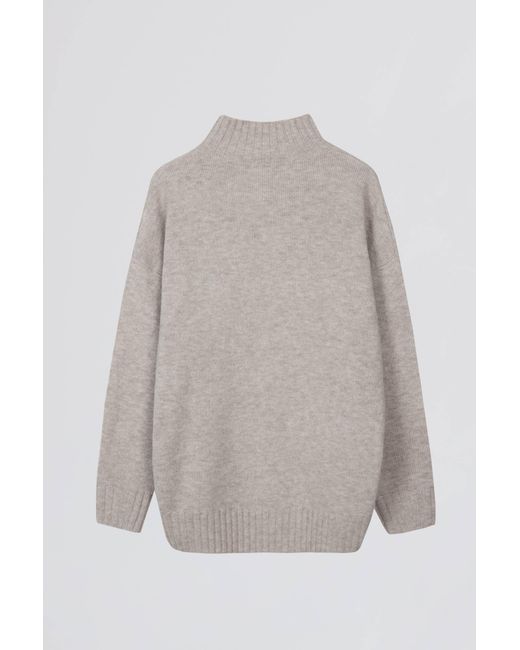 BO+TEE Brown Soft Knit Oversized Jumper