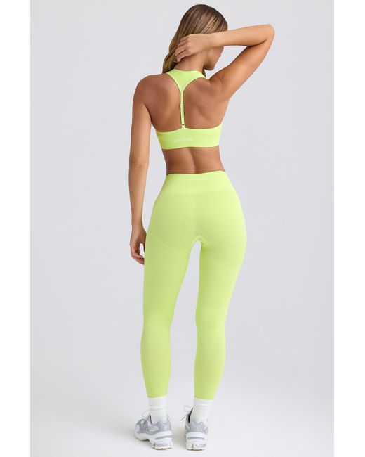 BO+TEE Green Super Sculpt Seamless Leggings