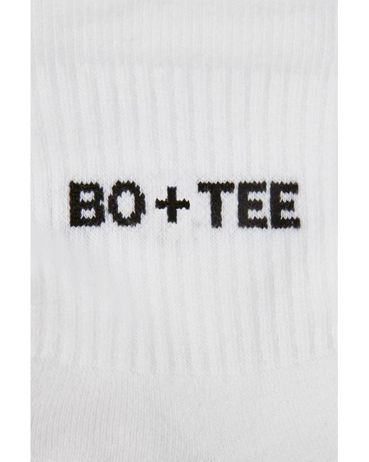 BO+TEE White Ribbed Crew Sock Bundle