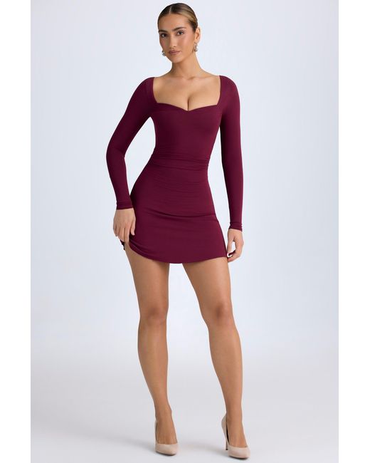 Oh Polly Modal Layered A-Line Mini Dress