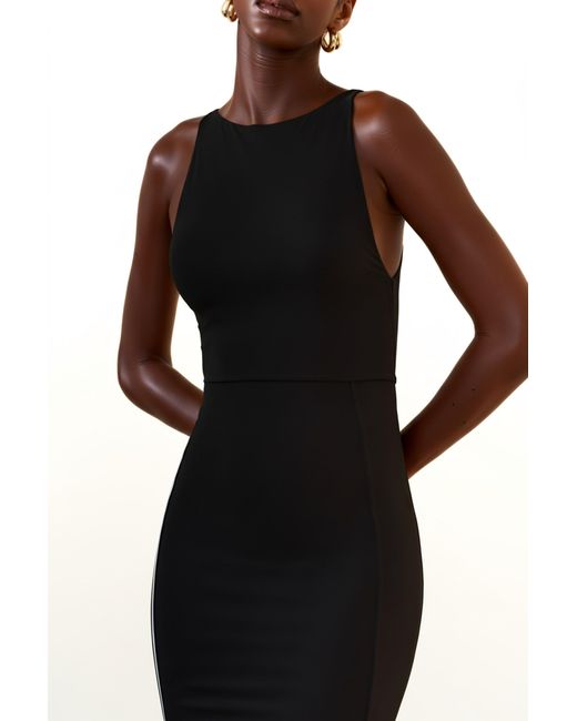 Oh Polly Black Modal Racerback Maxi Dress