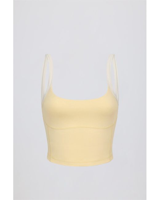 BO+TEE Natural Cropped Tank Top