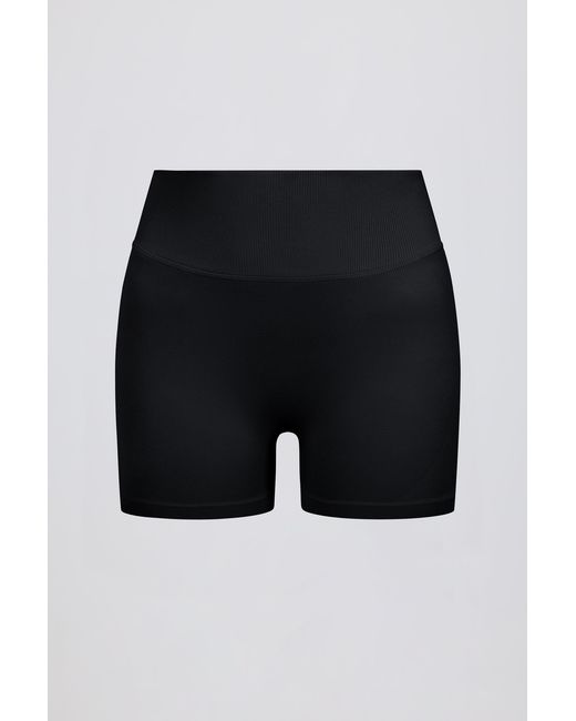 BO+TEE Black Define Luxe Mini Shorts