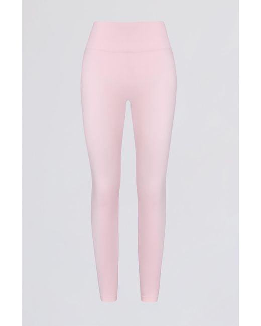 BO+TEE Pink Super Sculpt Seamless High-Waist Leggings