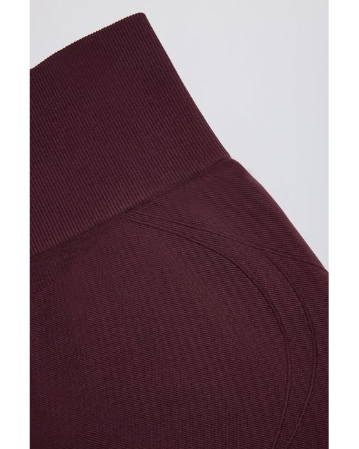 BO+TEE Red Super Sculpt Seamless Mini Shorts