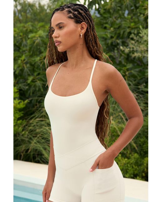 BO+TEE White Cut-Out Bodysuit