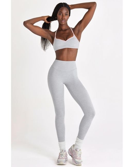 BO+TEE Gray Soft Active Leggings