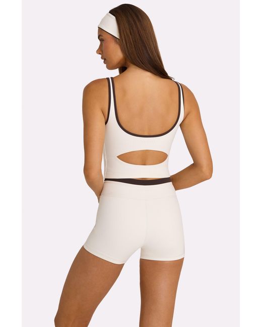 BO+TEE White Soft Active Collared Tank Top