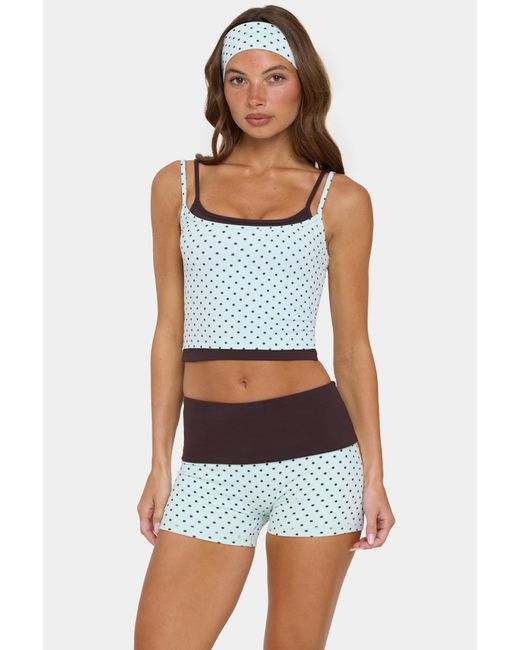BO+TEE Green Soft Active Double-Layer Tank Top