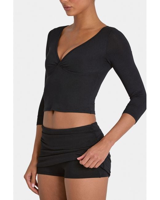 BO+TEE Black Buttercloud Skort