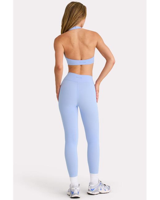BO+TEE Blue Soft Active Full-Length Leggings