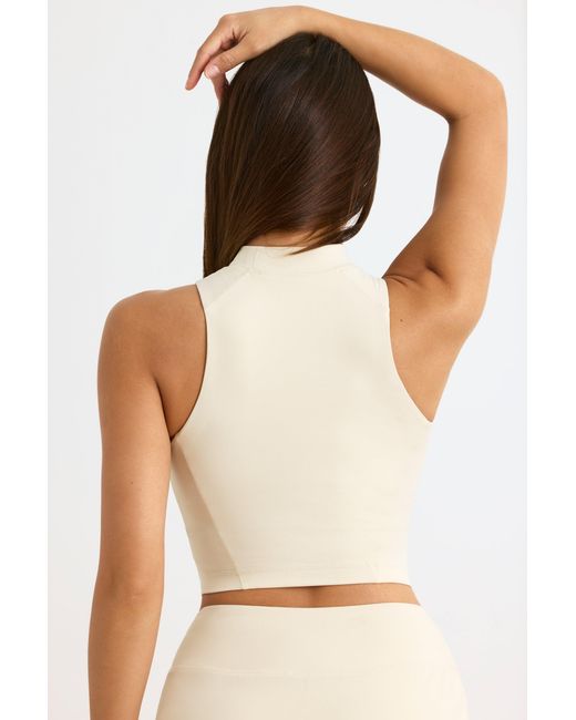 BO+TEE Natural Soft Active High-Neck Tank Top