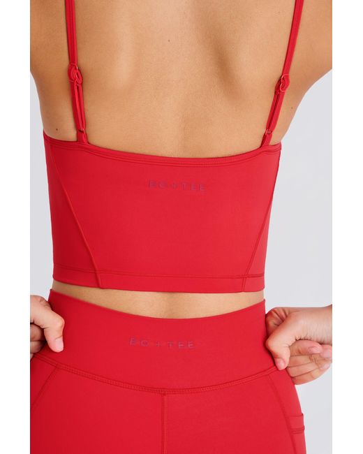 BO+TEE Soft Active Layered Cropped Tank Top