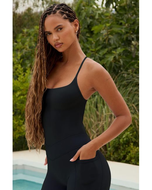 BO+TEE Black Cut-Out Bodysuit