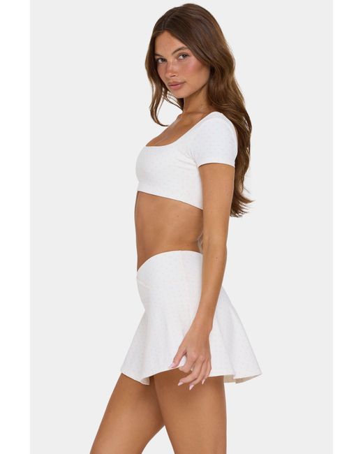 BO+TEE Pink Soft Active Mini Skort