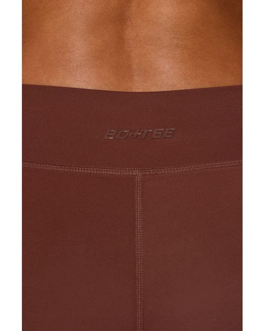 BO+TEE Brown Full Length Leggings With Pockets