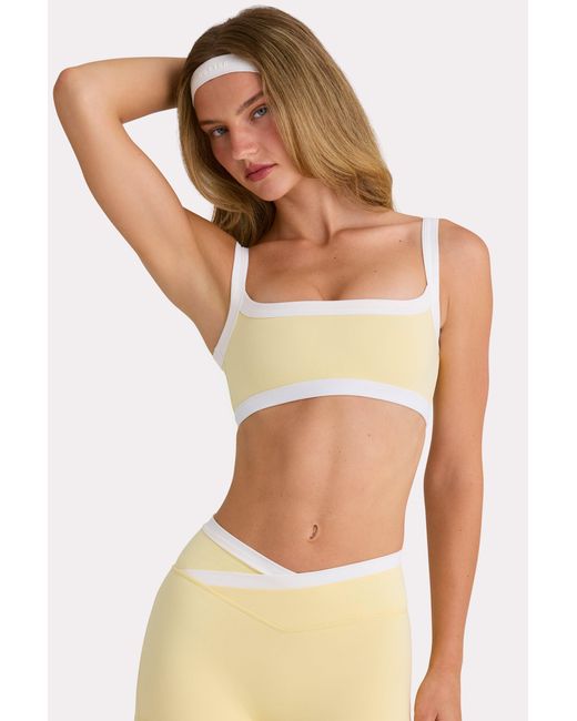 BO+TEE Yellow Soft Active Sports Bra