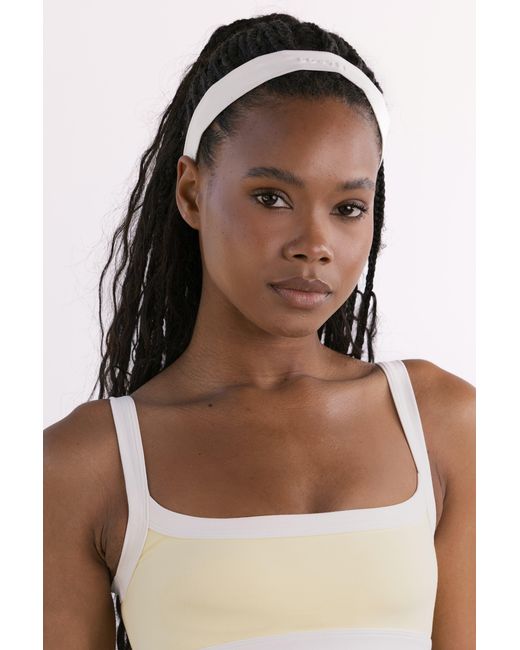 BO+TEE White Soft Active Headband 3-Pack