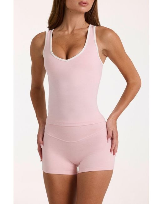 BO+TEE Pink Soft Active Tank Top