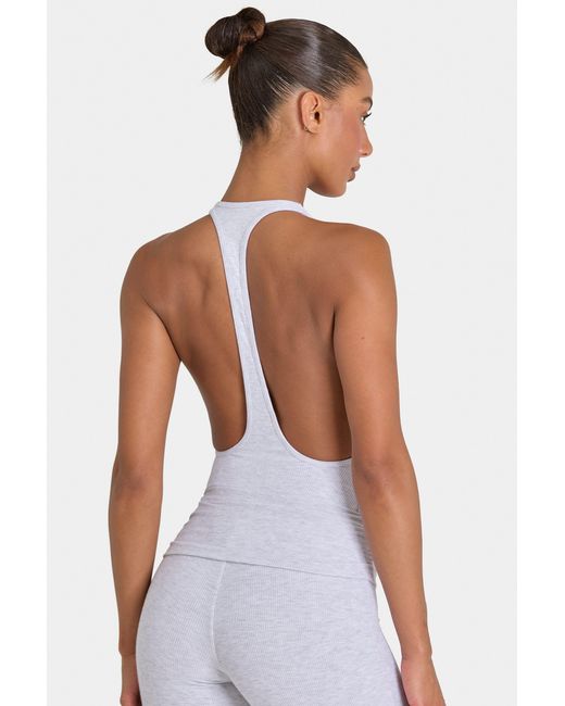 BO+TEE Gray Buttercloud Bodysuit