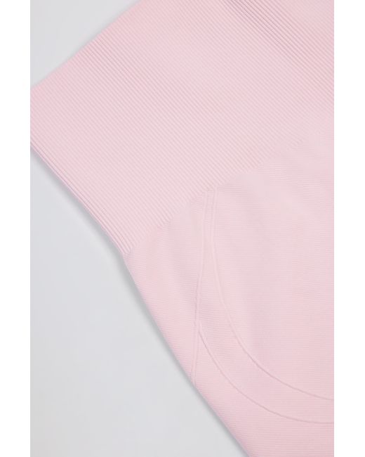 BO+TEE Pink Super Sculpt Seamless Mini Shorts
