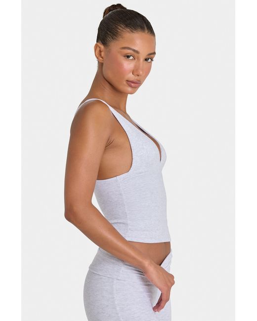 BO+TEE Gray Buttercloud Tank Top