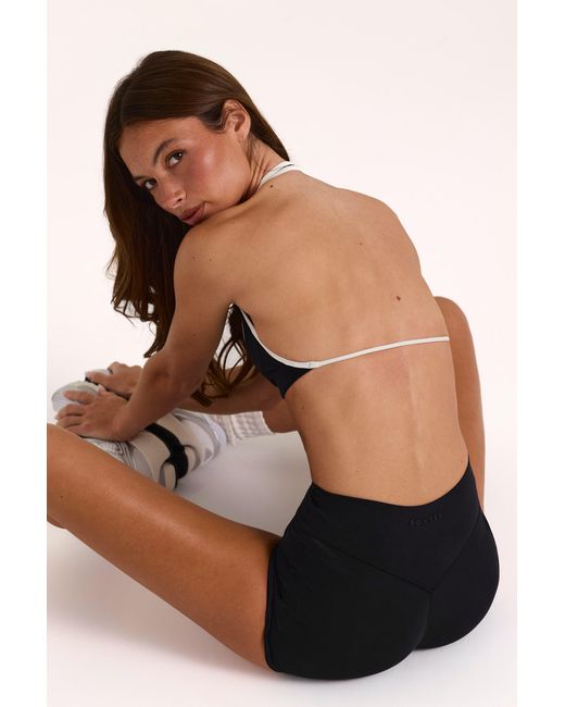 BO+TEE Black Soft Active Sports Bra