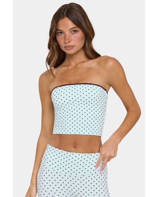 BO+TEE Green Soft Active Bandeau Top