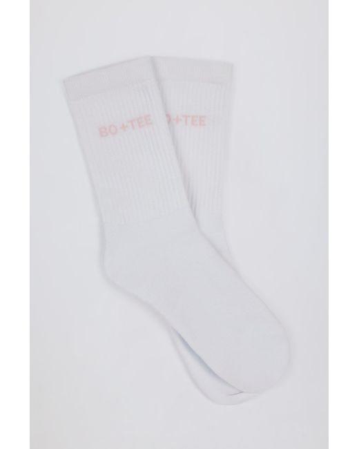 BO+TEE Multicolor Ribbed Crew Sock Bundle