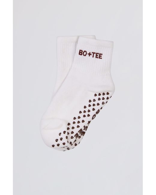 BO+TEE White Pilates 2-Pack Socks Bundle