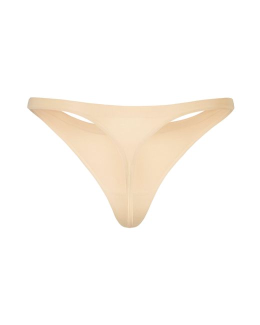 Oh Polly Natural Seamless Knit Thong