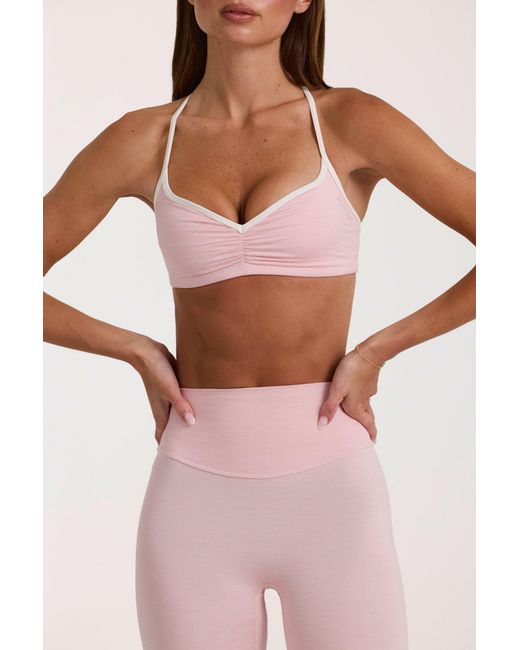 BO+TEE Pink Soft Active Sports Bra