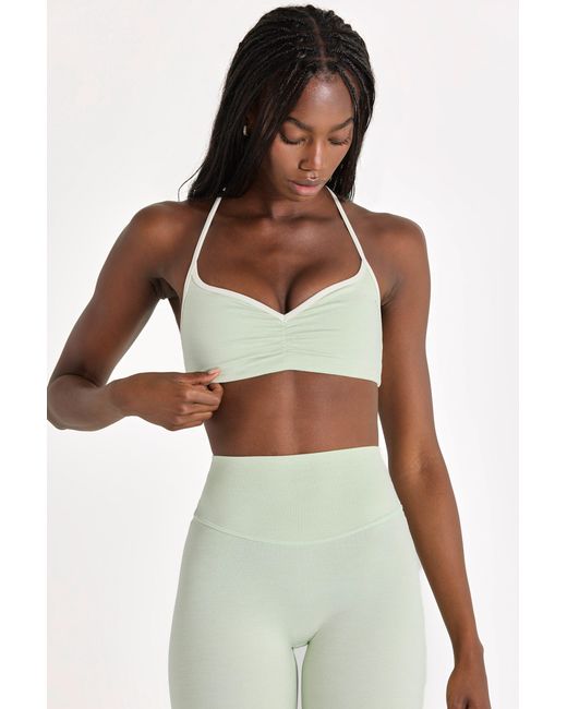 BO+TEE Green Soft Active Sports Bra