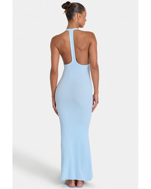 BO+TEE Blue Buttercloud Maxi Dress