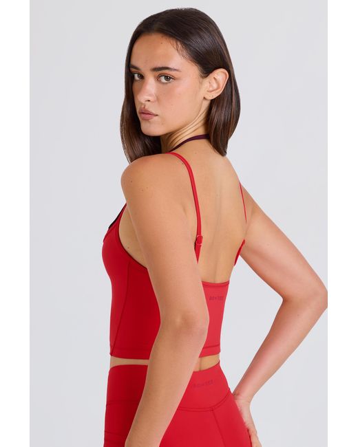 BO+TEE Soft Active Layered Cropped Tank Top