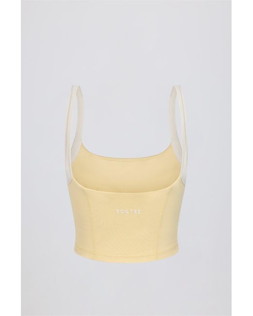 BO+TEE Natural Cropped Tank Top
