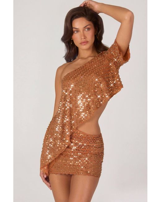 Oh Polly Multicolor Embellished Micro Mini Skirt
