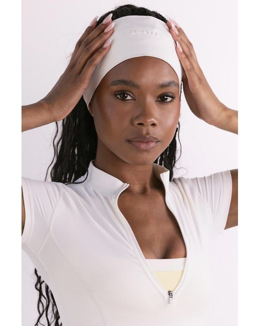 BO+TEE White Soft Active Headband 3-Pack