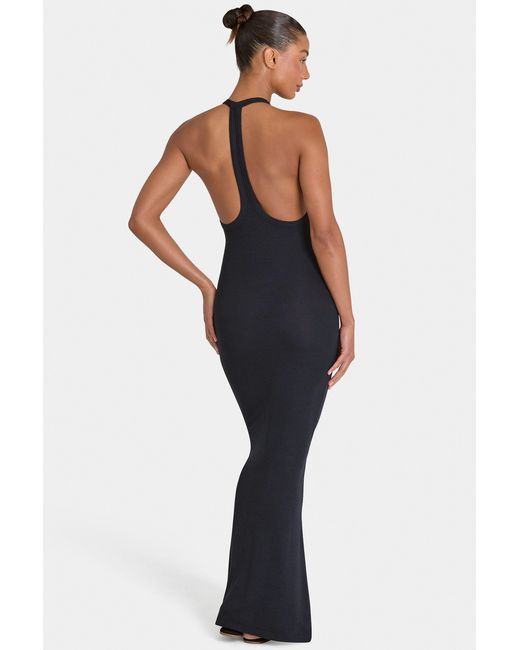 BO+TEE Black Buttercloud Maxi Dress