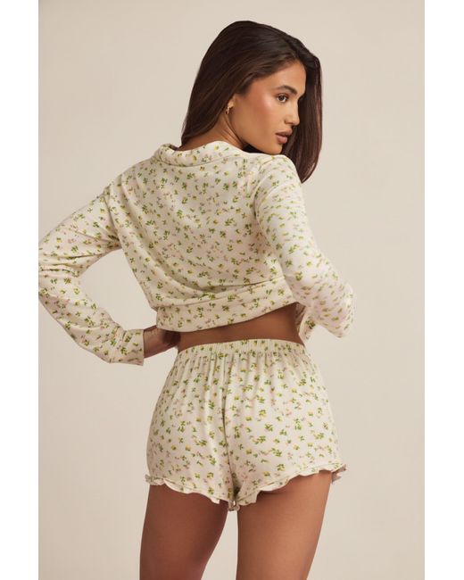 Oh Polly Multicolor Modal Long-Sleeve Pyjama Top