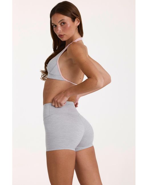 BO+TEE Gray Soft Active Mini Shorts