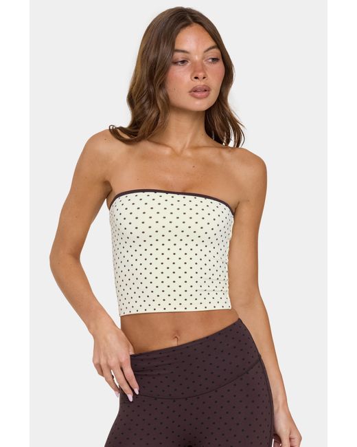 BO+TEE Yellow Soft Active Bandeau Top