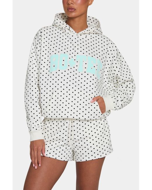 BO+TEE White Sweat Shorts