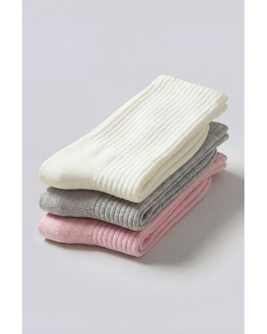 BO+TEE Multicolor Pilates 3-Pack Socks Bundle