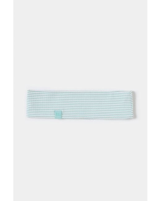 BO+TEE Green Ribbed Jersey Headband